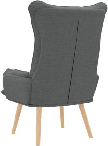 vidaXL Fotel relaksacyjny w ciemnoszarym materiale 6