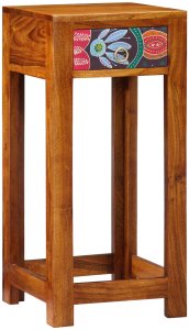 vidaXL Stojak na telefon 35x35x75 cm Lite drewno akacjowe 1