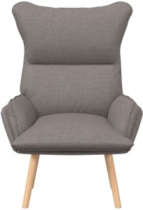 vidaXL Fotel relaksacyjny z tkaniny taupe 4