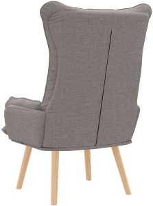 vidaXL Fotel relaksacyjny z tkaniny taupe 6