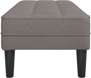 ławka vidaXL Taupe 113x57x39 cm Tkany 5