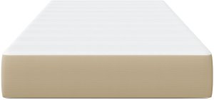 Materac kieszeniowy vidaXL w kolorze zielonym i szarym, średni, 80x200x20 cm, z tkaniny 6