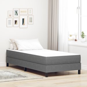 Materac kieszeniowy vidaXL Świetny Szary Średni 100x200x20 cm Tkanina 1