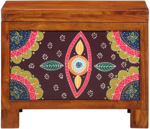 Bufety i szafki Brązowy, Wielokolorowy Lite drewno Średni 4