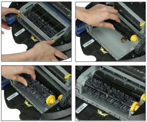 ZESTAW FILTRY SZCZOTKI do iRobot ROOMBA 600 605 610 620 650 670 681 65 696 4