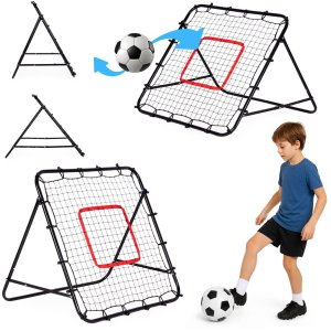 Rebounder do piłki nożnej trenażer piłkarski bramka do odbijania piłki 100x100 cm MultiGarden 1