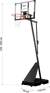 ZDK255 KOSZ DO KOSZYKÓWKI NILS 2