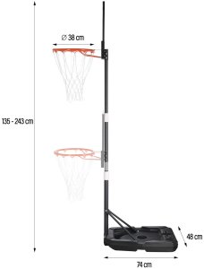 ZDK001 KOSZ DO KOSZYKÓWKI NILS 4