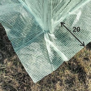 Tunel ogrodowy 6m2 foliowy 2x3m rurki 25mm 4