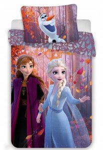 Patalynės komplektas Frozen II Sisters Purple 140 x 200 cm + pagalvės užvalkalas 70 x 90 cm 1