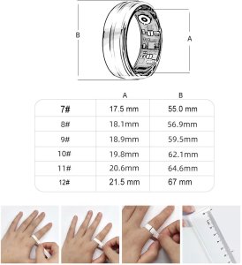 Smart Ring Rubicon R06 9 Złoty 3