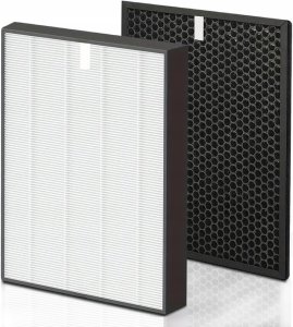 KOMPLET FILTRÓW FY2422 FY2420 DO OCZYSZCZACZA PHILIPS AC2887 HEPA WĘGLOWY 1
