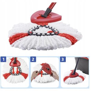 6x WKŁADY DO MOPA OBROTOWEGO VILEDA TURBO KOŃCÓWKI WKŁAD MEGA CHŁONNE 2