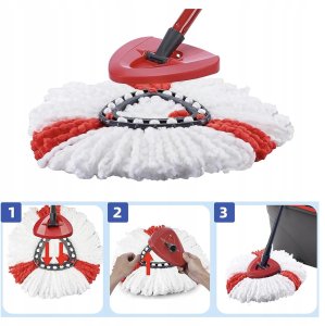 6x WKŁADY DO MOPA OBROTOWEGO VILEDA TURBO KOŃCÓWKI WKŁAD MEGA CHŁONNE 14