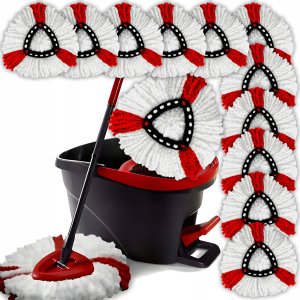 6x WKŁADY DO MOPA OBROTOWEGO VILEDA TURBO KOŃCÓWKI WKŁAD MEGA CHŁONNE 4