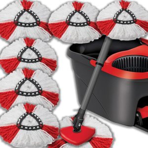 6x WKŁADY DO MOPA OBROTOWEGO VILEDA TURBO KOŃCÓWKI WKŁAD MEGA CHŁONNE 7