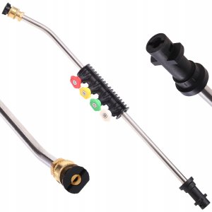 Lanca + KOMPLET dysz do myjki KARCHER K2 K3 K4 K5 K6 K7 na szybko złacze 1
