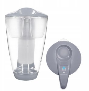 Dzbanek szklany Crystal stalowy SeeYoo 3 stalowe 5