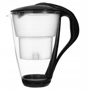 Szklany dzbanek Dafi CRYSTAL LED czarny 12xUnimax 10