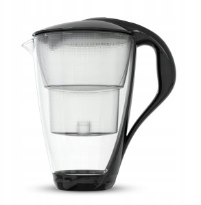 Dzbanek filtrujący Dafi Szklany dzbanek filtrujący CRYSTAL LED czarny 6 wkładów Unimax 8