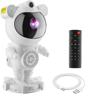 Projektor LED gwiaździstego nieba Astronauta, z Bluetooth - biały 1