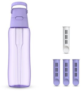 Butelka Filtrująca Dafi SOLID 0,7 Zbiornik Zakrętka Lavender 4 Filtry 1