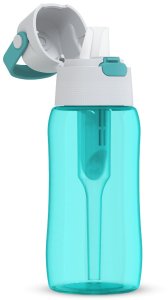 Szklany dzbanek Dafi grafitowy Classic + butelka turkusowa 0,5 barwiona 3