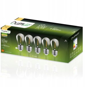 Żarówka LED ST14 FIL 1W E27 100LM 2700K BOX5 LUMILED 1