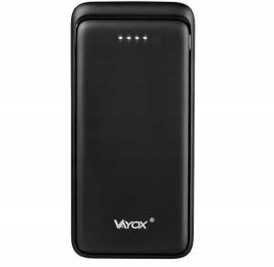 Power bank 10000 mAh wejście USB-C wyjście 2xUSB-A + USB-C 5V 2.1A czarny VA0340 Vayox 11