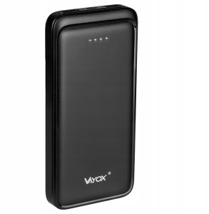 Power bank 10000 mAh wejście USB-C wyjście 2xUSB-A + USB-C 5V 2.1A czarny VA0340 Vayox 9