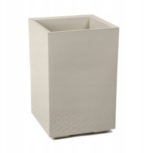 Kwietnik KARO 400x400x600 beton recycled - beżowy LA992-88 LAMELA 1