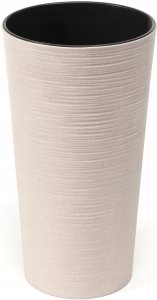 Doniczka LILIA DŁUTO WOOD 250 - biały LA840-05 LAMELA 1
