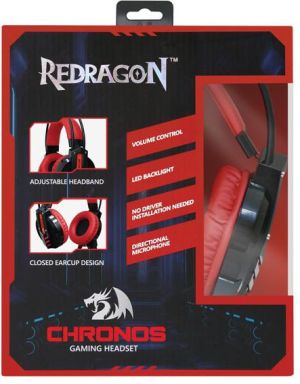 Słuchawki Redragon Chronos Czarne (QMRGM07EGB00) 4