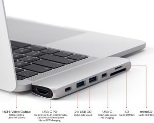 Stacja/replikator Satechi Pro Hub USB-C (ST-CMBPM) 2