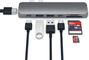 Stacja/replikator Satechi Pro Hub USB-C (ST-CMBPM) 5
