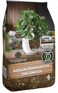 Biovita Ziemia do Roślin Domowych Zielonych Bigos 8L 2