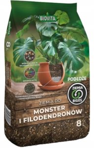 Biovita Ziemia do Monstery i Filodendronów Bigos 8L Profesjonalne podłoże 2