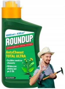 Roundup Antychwast 1L Skuteczny Koncentrat do Zwalczania Chwastów 1
