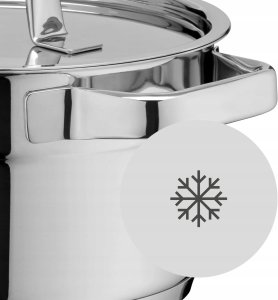 WMF Compact Cuisine 5-częściowy zestaw garnków indukcyjnych Cromargan 3