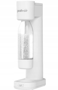 Saturator Dafi PushAir + butelka + gaz Biało-srebrny 5