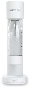 Saturator Dafi PushAir + butelka + gaz Biało-srebrny 6