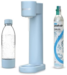 Saturator Dafi PushAir + butelka + gaz Lazurowy 1