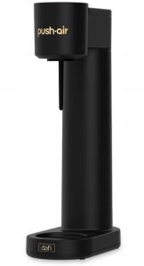 Saturator Dafi PushAir + butelka + gaz Czarno-złoty 4