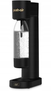 Saturator Dafi PushAir + butelka + gaz Czarno-złoty 7