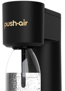 Saturator Dafi PushAir + butelka + gaz Czarno-złoty 8