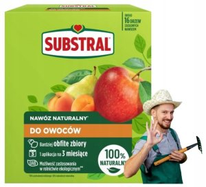 Nawóz naturalny do owoców i krzewów 1,2kg Wzmacnia wzrost i owocowanie 1