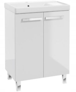 Zestaw łazienkowy szafka z umywalką 80x60 + bateria syfon korek click-clack Bonita 2