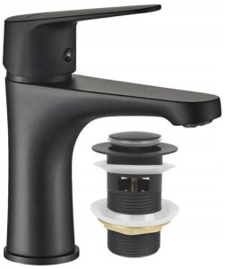 Zestaw łazienkowy szafka z umywalką 80x60 + bateria syfon korek click-clack Bonita 6