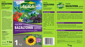 Agrecol Mączka Bazaltowa 3kg nawóz mineralny dla zdrowej i żyznej gleby 3