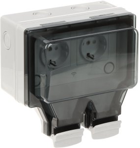 Inteligentne gniazdo elektryczne ATLO-S2IP6-TUYA Wi-Fi, Tuya Smart 1